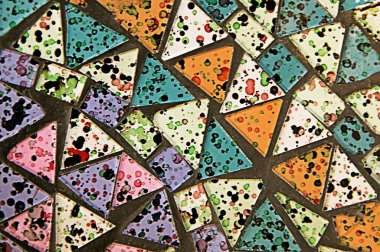 Renkli mozaik arka plan dokusu