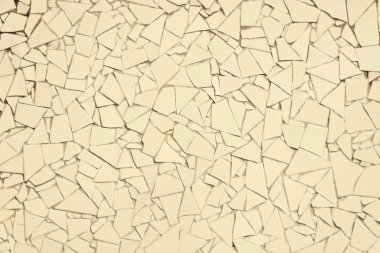 Modern bej mozaik duvar arkaplan dokusu