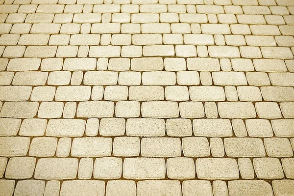 Velho pavimento bege textura fundo — Fotografia de Stock