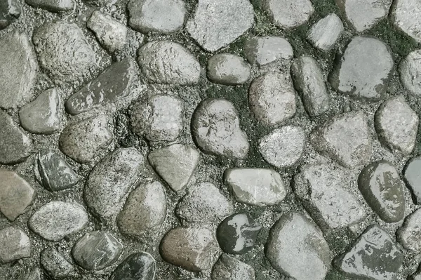 古老的灰色石头路面背景 — 图库照片