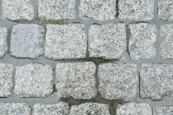 Old grey stone pavement background — Stock Photo, Image