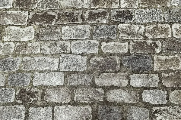 Old grey stone pavement background texture — Stock Photo, Image