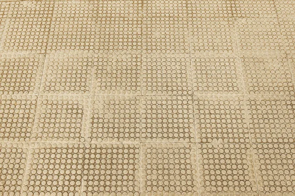 Vieille pierre beige pavement texture de fond — Photo