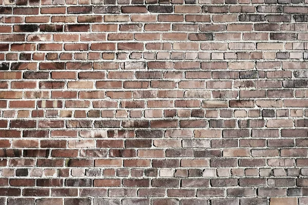 Oude rode baksteen muur achtergrond — Stockfoto