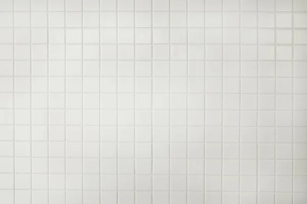 Bianco mattonelle parete sfondo texture — Foto Stock