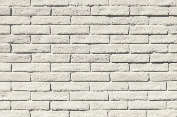 古い白いレンガの壁の背景テクスチャ — ストック写真