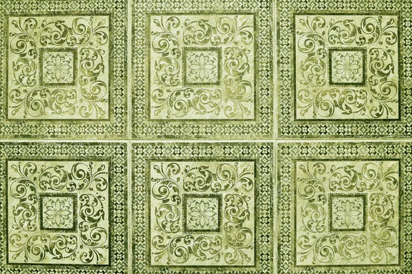 Textura de fondo de baldosa verde — Foto de Stock