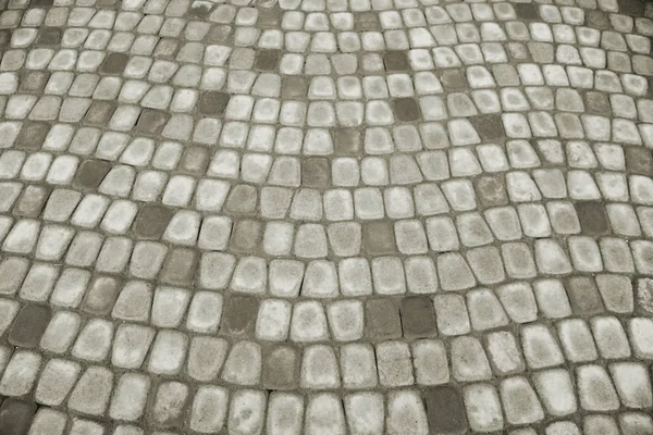 Mosaico pavimento de granito textura de fundo — Fotografia de Stock