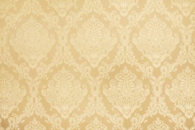 Altın çiçekli duvar kağıdı arkaplan dokusu