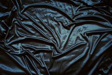 Muhteşem siyah ipek doku arkaplanı