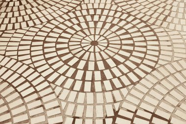 Bej rengi taş kaldırım arka plan dokusu