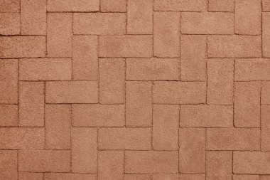 Kırmızı taş döşeme arka plan dokusu