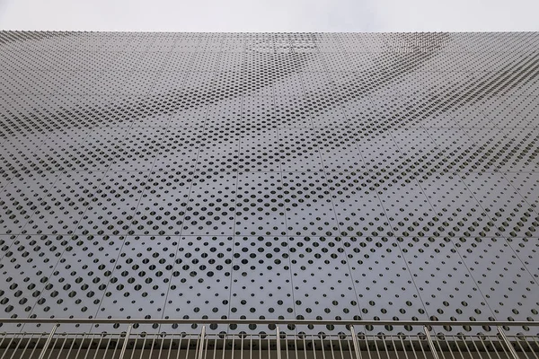 Moderne graue Kunststoff-Wand Hintergrund Textur — Stockfoto