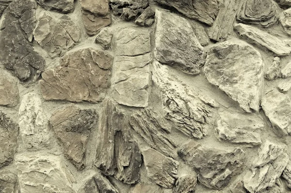 Mozaik gri taş duvar arkaplan dokusu — Stok fotoğraf