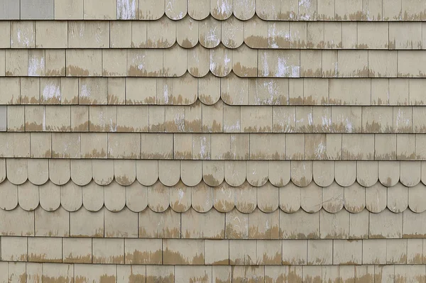 Vecchio sfondo della parete di legno beige — Foto Stock