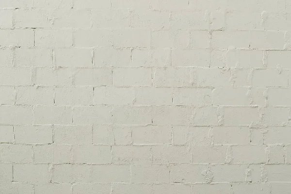 Alte weiße Backsteinmauer Hintergrund — Stockfoto