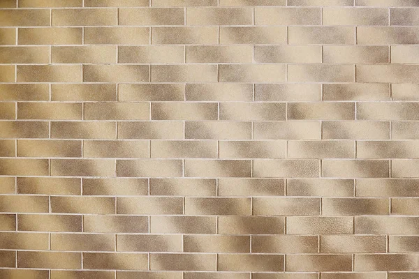 Old beige brick wall background — ストック写真