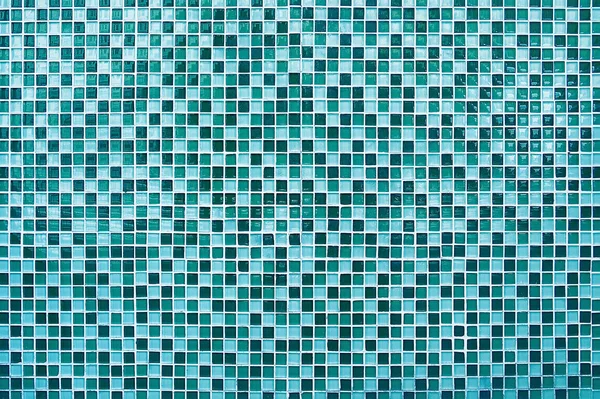 Blue mosaic wall background texture