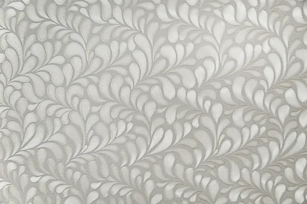Cinza floral wallpaper fundo textura — Fotografia de Stock