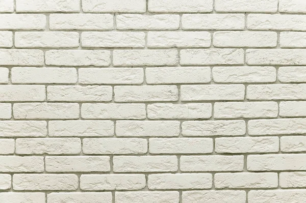 Ladrillo blanco pared fondo textura —  Fotos de Stock