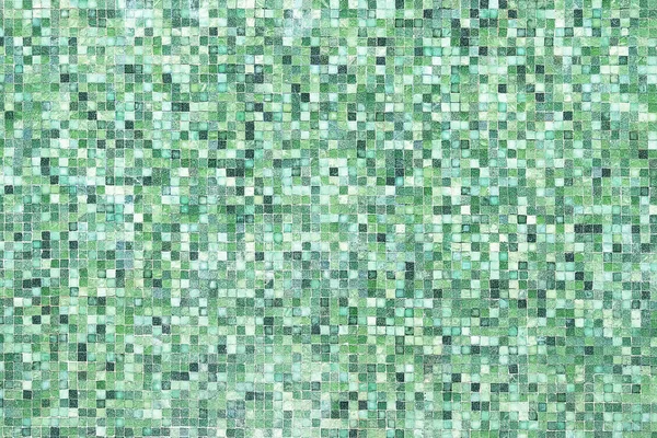 Textura de fondo de pared mosaico verde — Foto de Stock