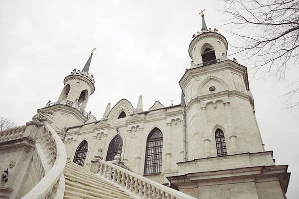 Igreja neogótica russa velha — Fotografia de Stock