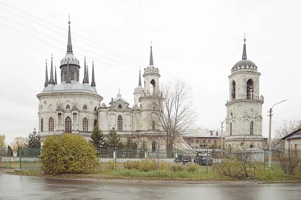 Igreja neogótica russa velha — Fotografia de Stock
