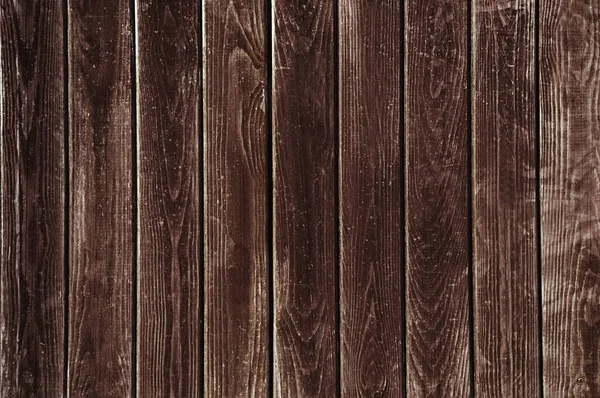 Old Dark Brown Wooden Wall Background Texture Close — Stock Photo, Image