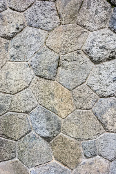 Textura de parede de pedra poligonal — Fotografia de Stock
