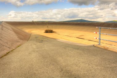 Çek Cumhuriyeti'nde pompalama Hidroelektrik Santrali boş üst Barajı