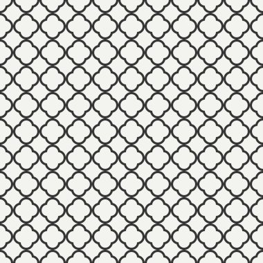 Soyut geometrik seamless modeli satır stil vektör çizim