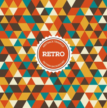 Soyut retro vintage Dikişsiz desen arka plan vektör çizim