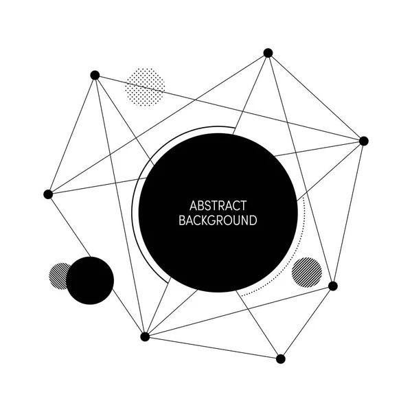 Soyut modern geometrik kompozisyon arka plan