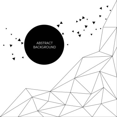 Modern geometrik izometrik arka plan