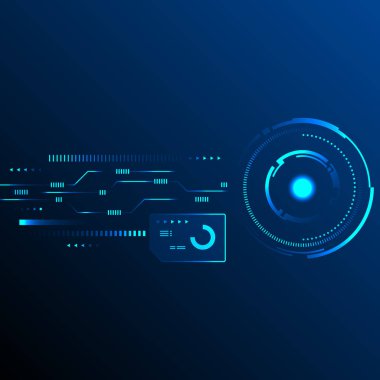 Soyut teknoloji modern futuristik arka plan