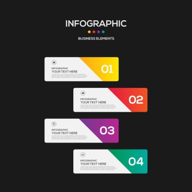 Infographics iş rapor şablonu düzeni tasarım pazarlama