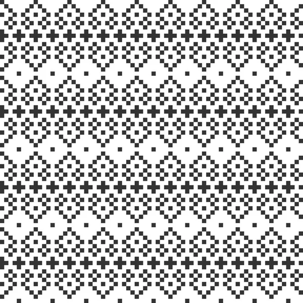 Pixel geométrico sem costura padrões de fundo — Vetor de Stock
