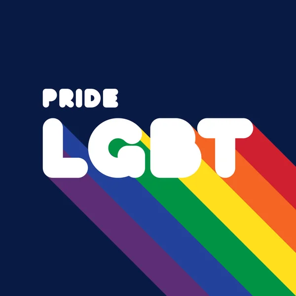 LGBT comunità poster modello di sfondo — Vettoriale Stock