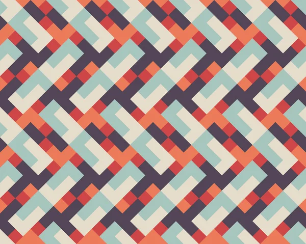 Fondo de patrón vintage retro sin costuras abstracto — Vector de stock