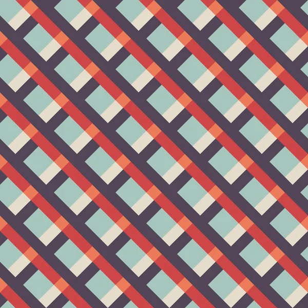 抽象的なシームレスなレトロなビンテージ パターン背景 — ストックベクタ