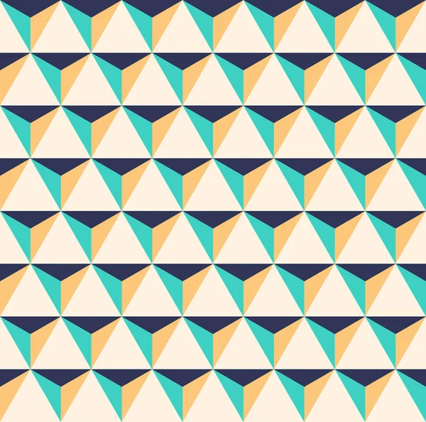 Abstracte geometrische vorm naadloze patroon achtergrond — Stockvector