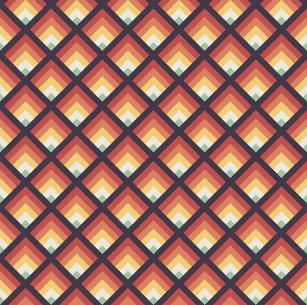 Αφηρημένη Πολύχρωμο Ισομετρικό Γεωμετρικό Σχήμα Μοτίβο Φόντο Σύγχρονη Τέχνη Στυλ — Διανυσματικό Αρχείο