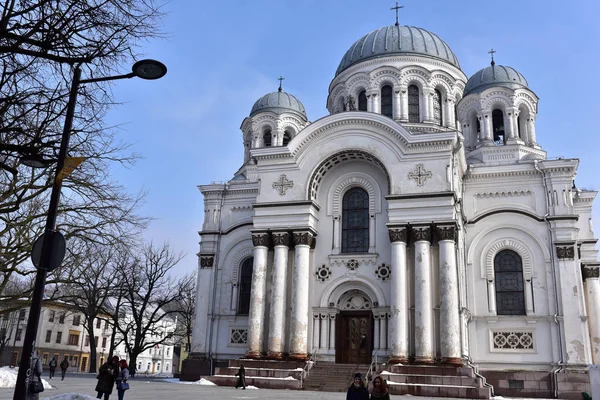 Kaunas Litouwen 2018 Rooms Katholieke Heilige Aartsengel Michael Kerk Kaunas — Stockfoto