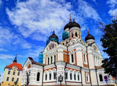 Alexander Nevsky Ortodoks katedrali Tallinn Old Town, Estonya