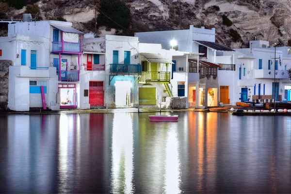 Milos Island Greece 2017 Greece Milos Island Klima Seaside Village — Stock Photo, Image