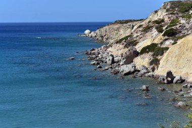 Yunanistan milos Adası'nda firiplaka beach