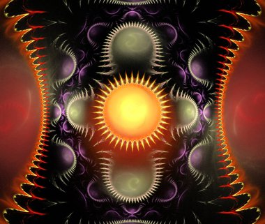 Juliah. Arka plan, fraktal görüntü syurreal