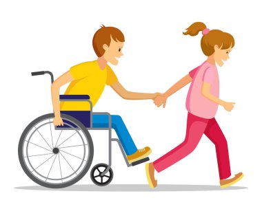 Engelliler ve arkadaş.