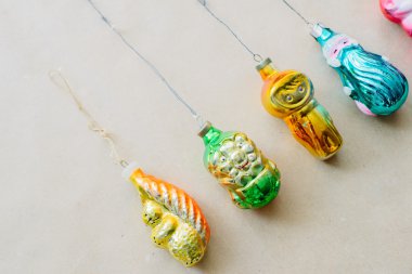 Retro Noel ve yılbaşı oyuncakları