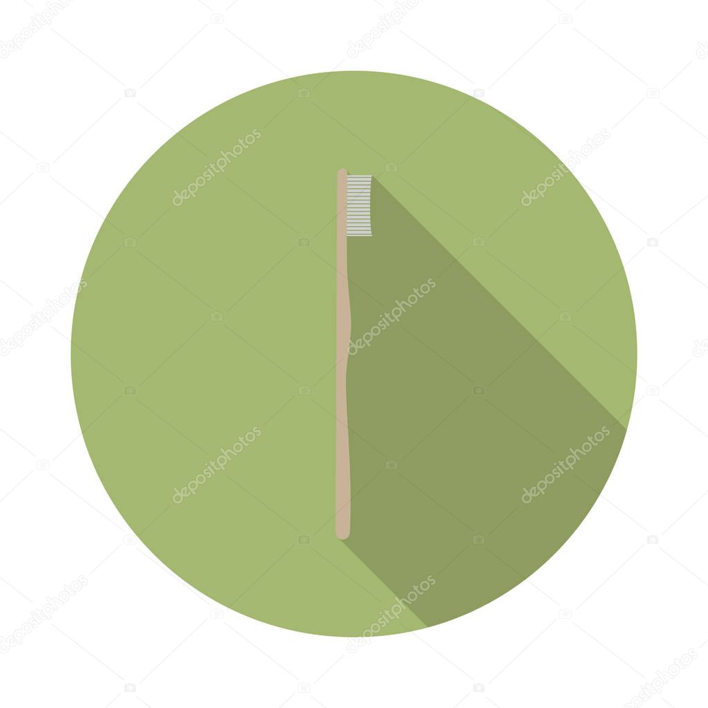 bamboo toothbrush icon